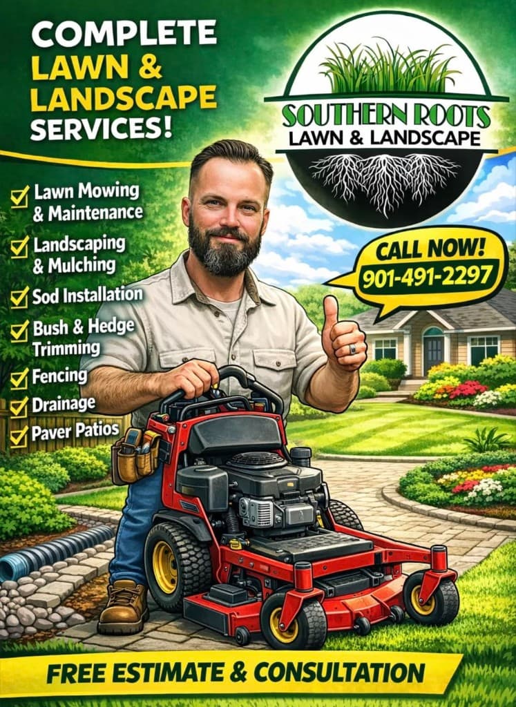 Southern Roots lawn and landscape services