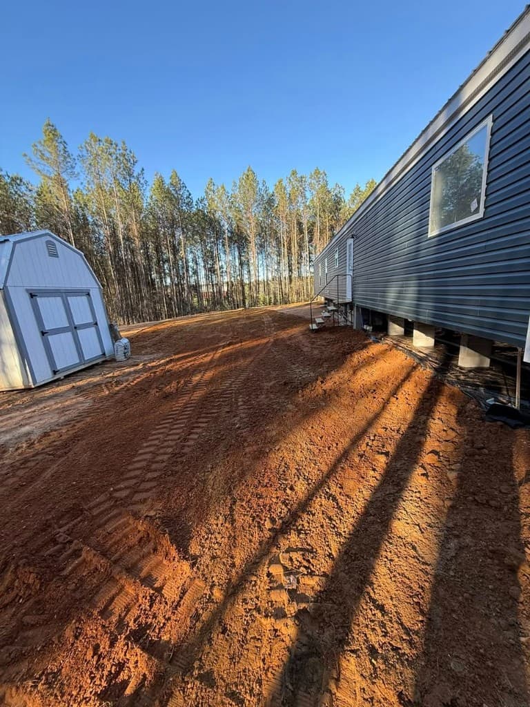 Modular home and shed site preparation